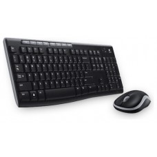 Teclado Logitech Wireless Combo Mk270 Ruso