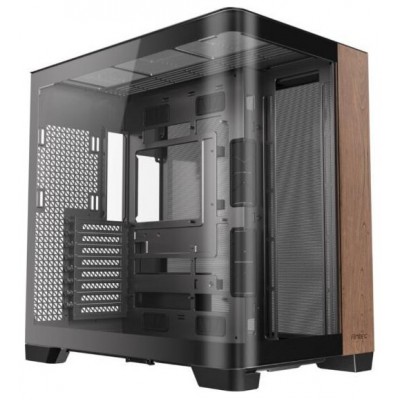 CAJA ANTEC C8 CURVE WOOD E-ATX NEGRO 2XVENT 160 MM 1X140MM 2XUSB SN FUENTE