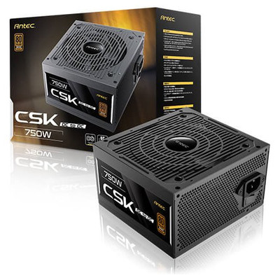 FUENTE ALIMENTACION ANTEC CSK750DC EC 80+ BRONZE ATX-SX11 FUENTE ALIMENTACION ANTEC CSK750DC EC 80+ BRONZE ATX