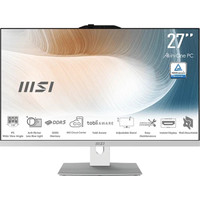 MSI AIO MODERN AM272P 1M-1423EU. 27" IPS LED FHD. INTEL IRIS XE GRAPHICS. SO-DIMM DDR5 16GB (8GB*2). 512G M.2 PCIE SSD. W11 PRO.BLANCO (Espera 4 dias)-168SX MSI AIO MODERN AM272P 1M-1423EU. 27" IPS LED FHD. INTEL IRIS XE GRAPHICS. SO-DIMM DDR5 16GB (8GB*2). 512G M.2 PCIE SSD. W11 PRO.BLANCO (Espera 4 dias)