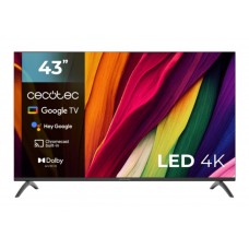 TELEVISION LED DE 43" CECOTEC 4K UHD GOOGLE TV HDMI USB GOOGLE VOICE CHROMECAST