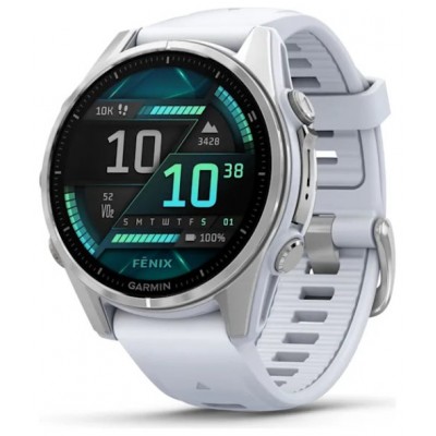 SMARTWATCH GARMIN FENIX 8 AMOLED 43MM ACERO BLANCO