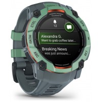 SMARTWATCH GARMIN INSTINCT 3 50MM AMOLED VERDE CORREA VERDE