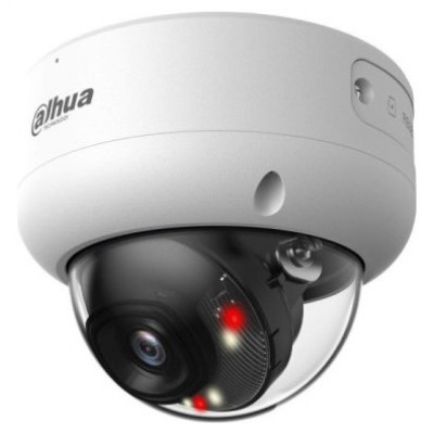 (DH-IPC-HDBW3849EP-S-IL-0280B) DAHUA CAMARA IP DOMO ANTIVANDALICA 8MP  WIZSENSE SMART DUAL LIGHT ACUPICK INTELIGENCIA ARTIFICIAL LED IR WDR, MICRO INTEGRADO, FIJA 2.8MM (Espera 4 dias)