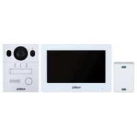 (DHI-KTX01(S)/DHI-VTO2003F/DHI-VTH5123H-W-S2) DAHUA KIT VIDEOPORTERO PARA INSTALACION EN SUPERFICIE, 2 HILOS, IP65, IK07 (Espera 4 dias)