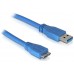 CABLE CONEXION USB-MICRO USB 3.0 TIPO M-M AZUL 2M NANOCABLE (Espera 4 dias)