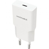CARGADOR USB-C/PD 25W BLANCO NANOCABLE 10.10.2024