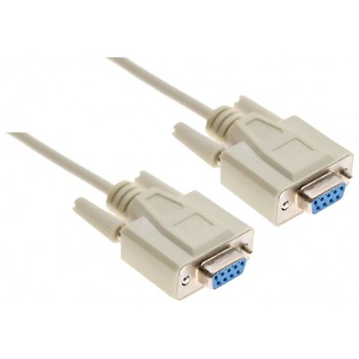 Nanocable - Cable serie NULL MODEM DB9/H A DB9/H 1.8M