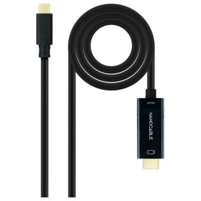 Nanocable Conversor USB-C a HDMI 1.4 4K@30HZ 1.8 m