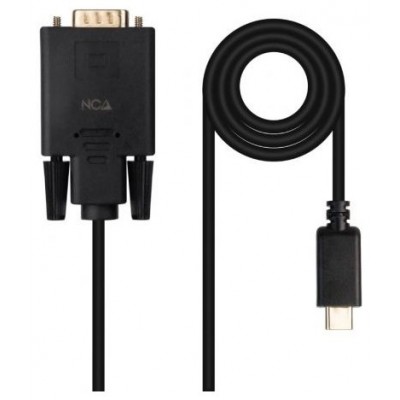 Nanocable Cable Conversor USB-C/M a VGA/M 1,8 M