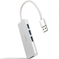 Nanocable Hub USB 3.0 4 x USB 3.0 10cm. Gris