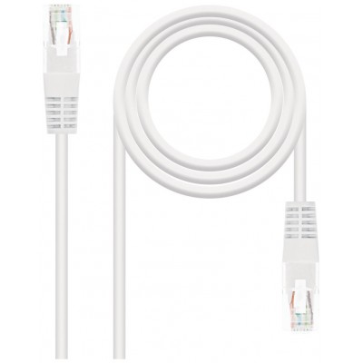 Nanocable - Cable de red latiguillo UTP CAT.5e de 0,5m