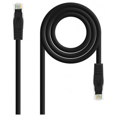 Nanocable Cable de red latiguillo RJ45 LSZH Cat.6A UTP AWG24, Negro, 0.5m (Espera 4 dias)-SX2 Nanocable Cable de red latiguillo RJ45 LSZH Cat.6A UTP AWG24, Negro, 0.5m (Espera 4 dias)