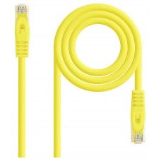 CABLE DE RED LATIGUILLO RJ45 UTP CAT6A AWG24 1 M AMARILLO NANOCABLE (Espera 4 dias)