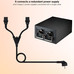 NANOCABLE CABLE ALIMENTACION CEE7/M - 2XC13/H, 1.8 M-SX16 NANOCABLE CABLE ALIMENTACION CEE7/M - 2XC13/H, 1.8 M