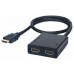 SPLITTER HDMI 2 PUERTOS NANOCABLE (Espera 4 dias)