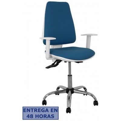 PIQUERAS Y CRESPO Silla Elche blanca asincro bali marino brazos regulables ruedas de parque