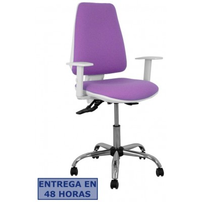 PIQUERAS Y CRESPO Silla Elche blanca asincro bali lila brazos regulables ruedas de parque