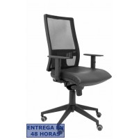 PIQUERAS Y CRESPO Silla Horna similpiel negro sin cabecero