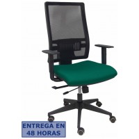 PIQUERAS Y CRESPO Silla Horna traslack bali verde botella sin cabecero