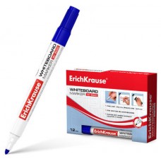 MARCADOR PIZARRA BLANCA W-500 AZUL ERICH KRAUSE 12846 (MIN12) (Espera 4 dias)