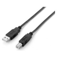 CABLE USB-A 2.0 a USB-B 2M EQUIP 128864 COLOR NEGRO