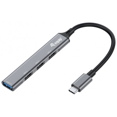 HUB USB-C EQUIP LIFE A 1xUSB-A 3.0 3xUSB-A 2.0 CARCASA