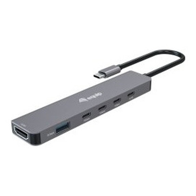 DOCKING USB-C 6-EN-1 EQUIP 133500 A 1xHDMI 4K 4xUSB-C