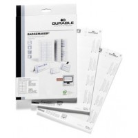 Durable Etiquetas Badgemaker&reg; para portanombres 40 x 75 mm (Espera 4 dias)