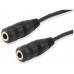 Cable Audio Mini Jack 3.5mm Macho A 2 Jack 3.5mm