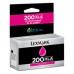 Lexmark Cartucho de tinta magenta Alto Rendimiento 200XLA