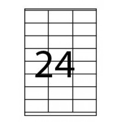 CAJA 100 HOJAS ETIQUETAS ADHESIVAS ILC BLANCA 70X37 FABRISA 15305 (Espera 4 dias)