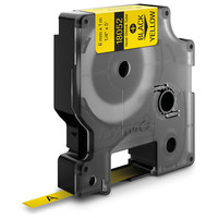DYMO RHINO Cinta ID1-6 Negro/amarillo tubo termorretractil-23SX DYMO RHINO Cinta ID1-6 Negro/amarillo tubo termorretractil