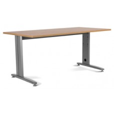 MESA DE OFICINA SERIE METAL 180X80 GRIS / ROBLE ROCADA 2003AC08 (Espera 4 dias)