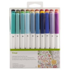 Cricut 2004060 rotulador Fino Negro, Azul, Verde, Magenta, Rojo, Turquesa, Amarillo 30 pieza(s) (Espera 4 dias)