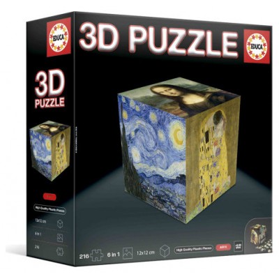 PUZZLE CUBO 3D ARTE EDUCA BORRAS 20123 (Espera 4 dias)