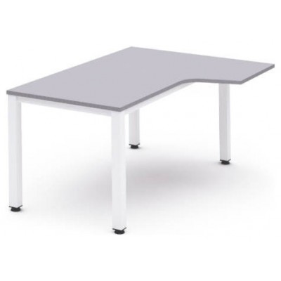 MESA DE OFICINA SERIE EXECUTIVE FORMA L DERECHA 160X120 BLANCO/GRIS ROCADA 2051AM02 (Espera 4 dias)