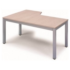 MESA DE OFICINA SERIE EXECUTIVE FORMA L DERECHA 180X120 GRIS / HAYA ROCADA 2052AD01 (Espera 4 dias)