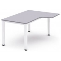 MESA DE OFICINA SERIE EXECUTIVE FORMA L DERECHA 180X120 BLANCO/GRIS ROCADA 2052AM02 (Espera 4 dias)