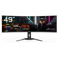 GIGABYTE Monitor de juegos curvo CO49DQ OLED - 5120x1440 (DQHD), 1800R, 144Hz, 0.03ms, KVM, FreeSync Premium Pro, HDMI 2.1 (Espera 4 dias)