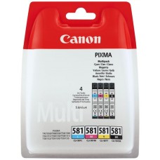 MULTIPACK 4 CARTUCHOS CANON TINTA CLI-581 BK/C/M/Y (Espera 4 dias)