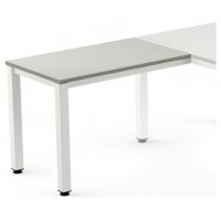 ALA PARA MESA SERIE EXECUTIVE 100X60 BLANCO/ GRIS ROCADA 2107AM02 (Espera 4 dias)