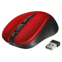 MOUSE INALAMBRICO TRUST MYDO SILENT RED ALCANCE 10M