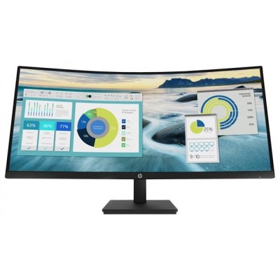 HP Monitor P34hc G4 / 34" / WQHD / HDMI-DisplayPort-USB(A)-USB(B)-USB(C) / Regulable Altura / Curvo