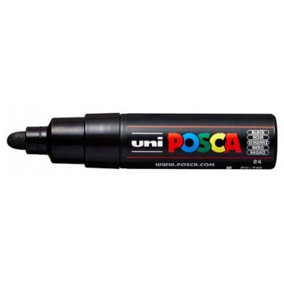 ROTULADOR NO PERMANENTE 4,5-5,5MM. PC-7M NEGRO UNI-BALL 300210000 (MIN6) (Espera 4 dias)