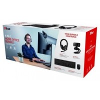 Pack Tec Mouse Headset Y Webcam Trust Bundle  Headset