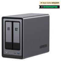 Ugreen NASync DXP2800 NAS System 2-Bay Compacto Intel® N N100 8 GB DDR5 0 TB UGOS Pro Negro (Espera 4 dias)-56SX Ugreen NASync DXP2800 NAS System 2-Bay Compacto Intel® N N100 8 GB DDR5 0 TB UGOS Pro Negro (Espera 4 dias)