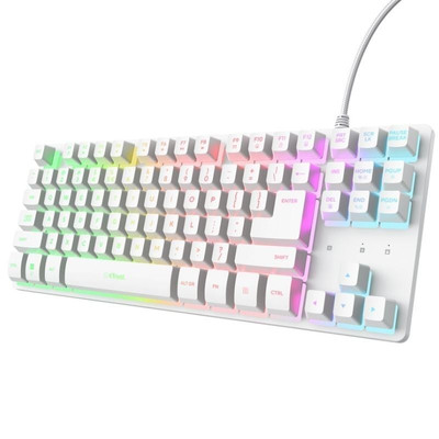 TECLADO TRUST GXT 833 THADO WH-DU3 TECLADO TRUST GXT 833 THADO WH