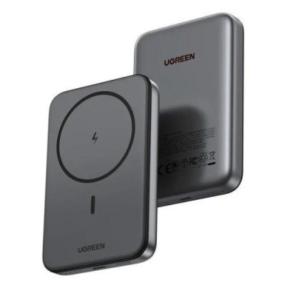 UGREEN UGREEN 10000MAH MAGNETIC WIRELESS POWER BANK SPACE GRAY (Espera 4 dias)