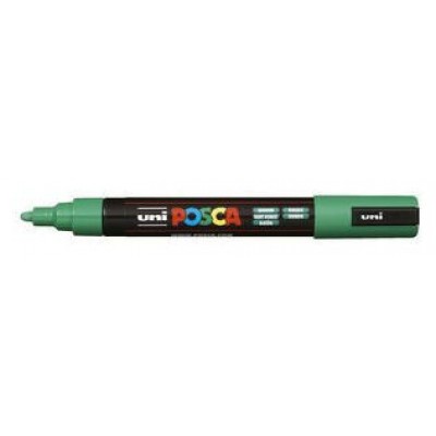 MARCADOR PC-5M POSCA 1.8-2.5MM VERDE UNI-BALL 286567000 (MIN6) (Espera 4 dias)